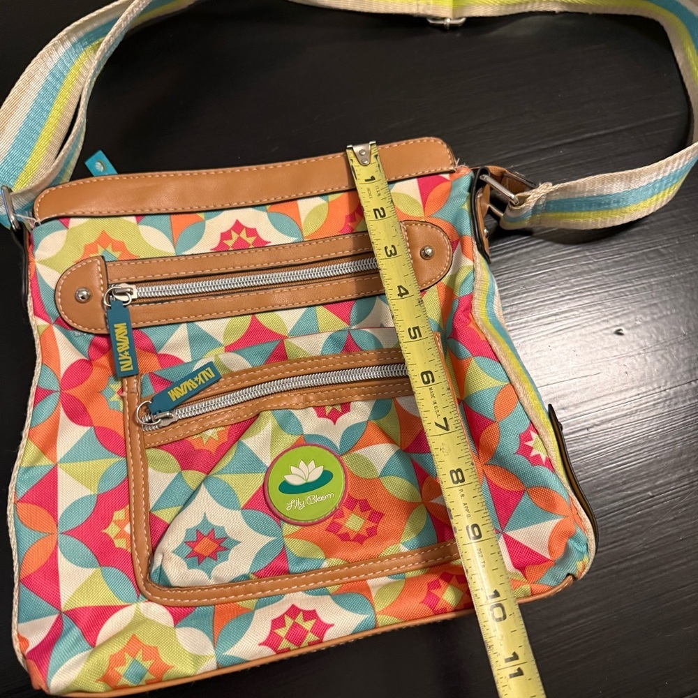 Lily Bloom Colorful Geometric‎ Crossbody Bag - Picture 3 of 8